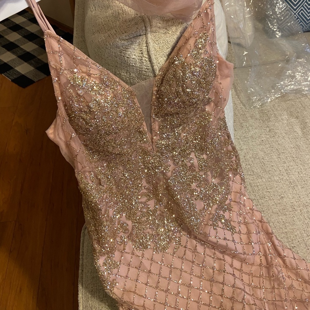 Beautiful rose gold dresss